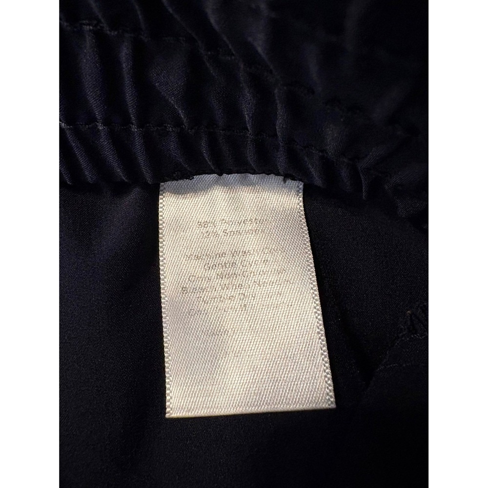 T by Talbots Crop Pants Womens XLP Navy Blue Tie Hem Elastic Waist Capris Active - Picture 7 of 10
